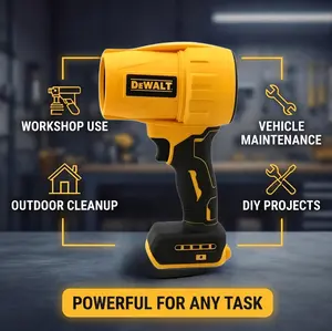DEWALT Portable Rechargeable Blower – Perfect for Household Projects, Garden Leaf Removal and Outdoor Yard Cleaning