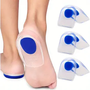 1Pair Gel Heel Pad Inserts | Shock Absorbing Support for Heel, Bone Spurs, Achilles, Gel Heel Pads Cups, Shock Absorbing Insoles