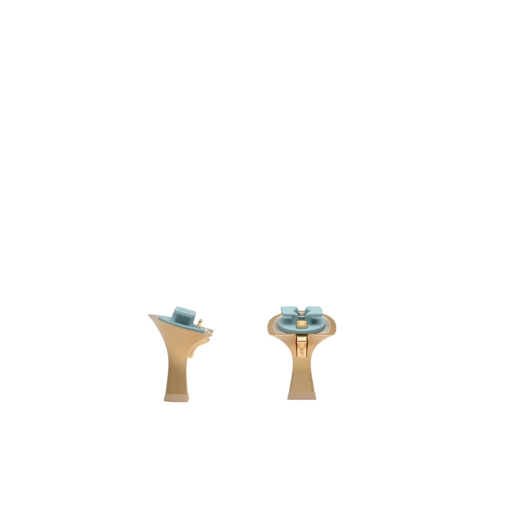 Flare Stiletto Heel Kit 3 Matte Gold