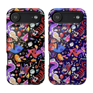 The Amazing Digital Circus Phone Case, Cartoon Pastel Pattern Protective Cover, Gift for Her, Gift for Him, many background, Cartoon Phone Cover, Cute