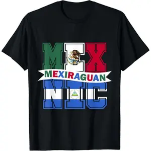 Mexiraguan Half Nicaraguan half Mexican Nicaragua Mexico T-Shirt