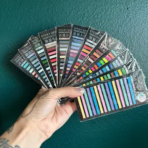 Highlighter book annotation sticky tab strips-short single sheet 300 strips