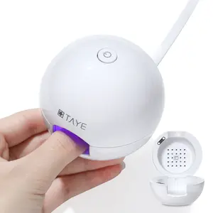 TAYE Cat Eye Nail Lamp 2 in 1,Automatic Cat's Eye Shadow Effect,45mil UV/LED Nail Lamp Fast Curing,Beginner Friendly,Type-C Rechargeable for Home DIY for Gel Nail Polish Acrylic Gel Nail Cure