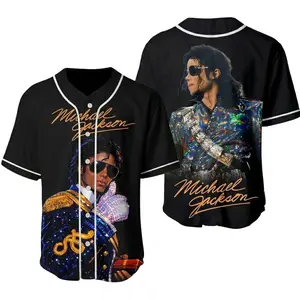 Michael Jackson MJ Baseball Jersey Vintage Style Fan Shirt