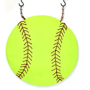 K&K Interiors Yellow Softball Arrow Replacement Sign 9.75 inch - Arrow Sold Separately