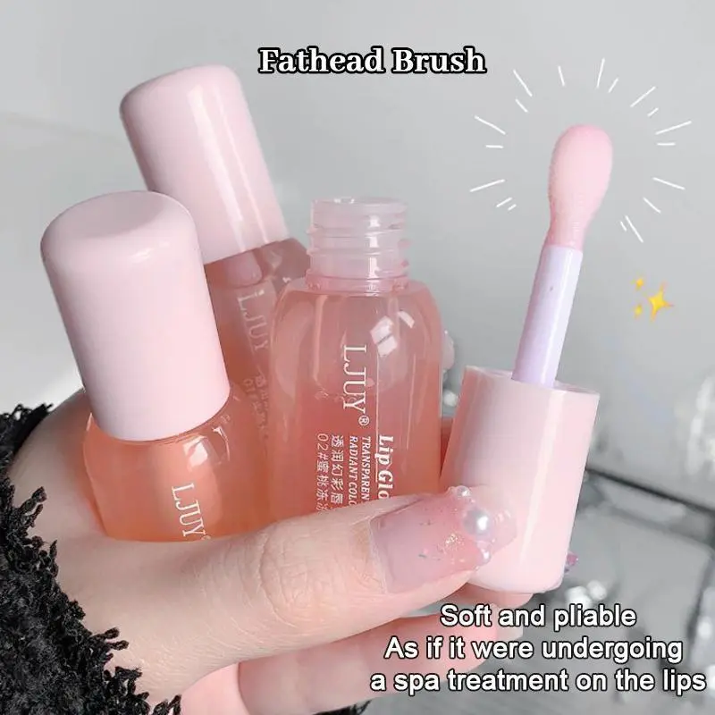 3/6/9 Counts Lip Oil Lip Balm, 3 Counts/set Moisturizing Lip Glaze, Glossy & Non-sticky Lip Stick, Plumping Lip Oil Lip Stick Cosmetic for Girls & Women, Makeup,Back to School Gifts for Students Daily
