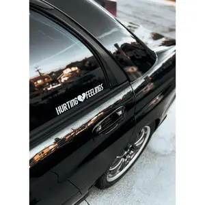 HURTING FEELINGS DECAL Original Design Windshield Sticker