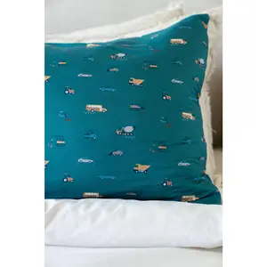 CARS + TRACTORS | PILLOW CASE