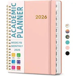 2026 A5 Daily Planner Coil Notebook – Productivity & Shift Schedule Organizer for Nurses, Students & Professionals