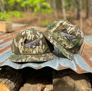 Mossy Oak Greenleaf Rope Hat - Turkey Feathers