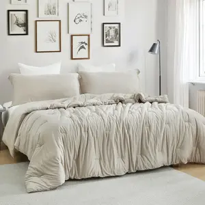 Cool as the Other Side of the Pillow - Coma Inducer Oversized Comforter Set - Simply Taupe