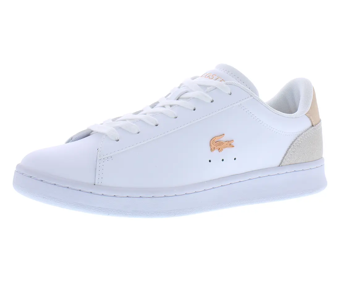 Women's Lacoste Carnaby Set 224 Leather Athletic Training Sneaker, Sports Footwear for Fitness