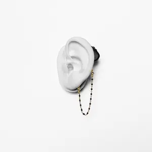 Black Stone Safety Chain 7 cm or 10 cm