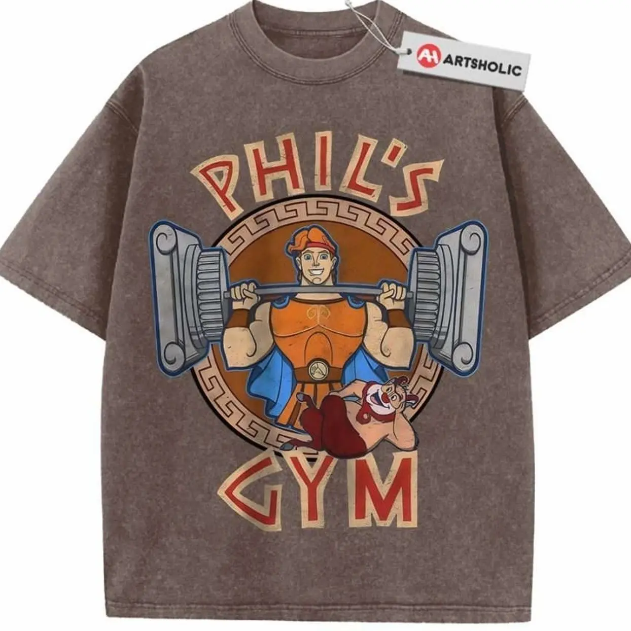 Hercules Shirt, Gym Shirt, Animated Shirt, Vintage T-Shirt , Graphic Tee, Unisex Fashion, Full Color, Full Size, For Men, For Women