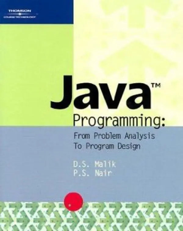 USED Book - Java Programming: From Problem Analysis to Program Design by D. S. Malik (Paperback) - english