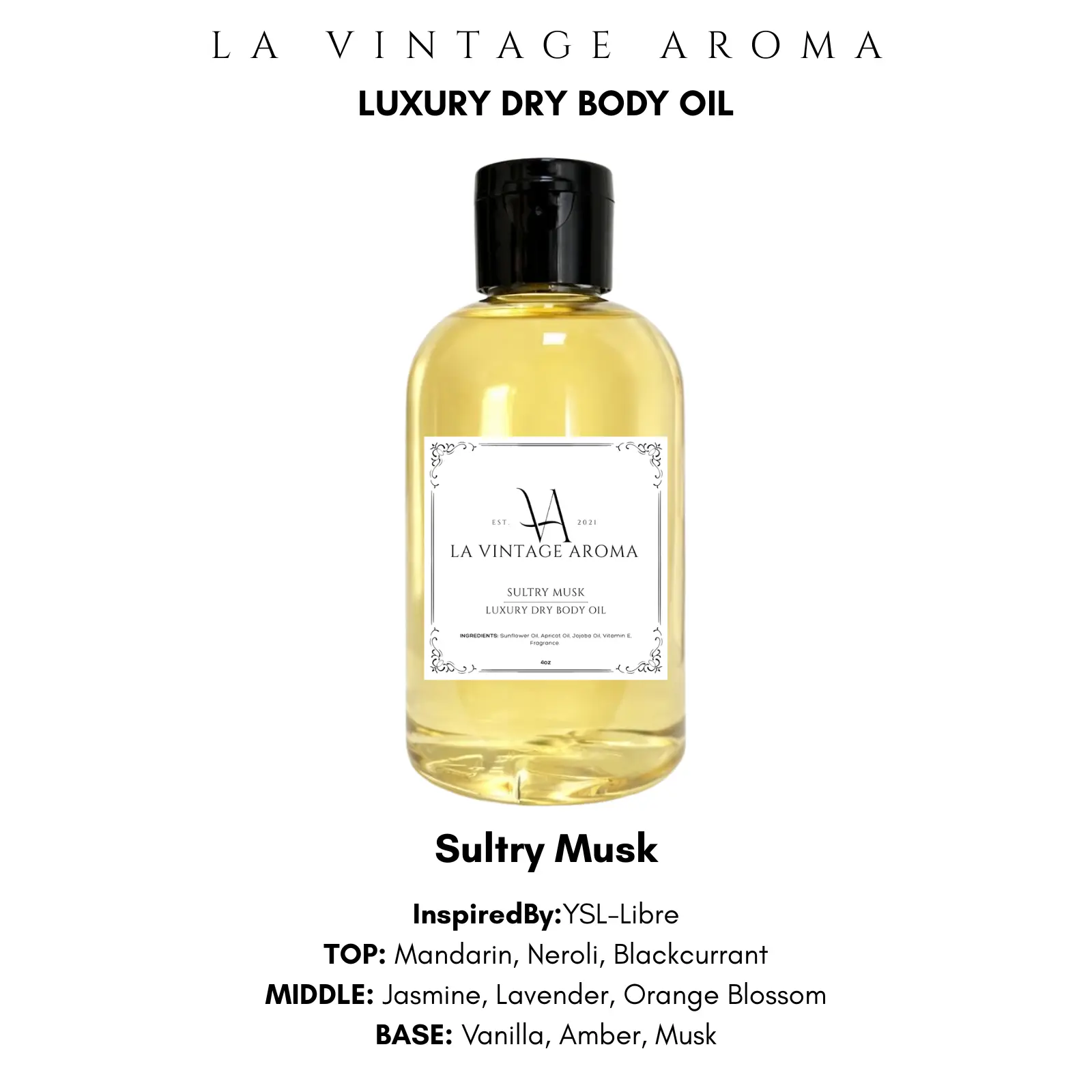 InspiredBy Scented Body Oils - Choose Your Scent - Lightweight Highly Scented Body Oil -InspiredBy Scents