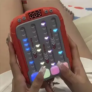 Electronic Music Fast Push Trendy Game Fidget Toy Rhythm Handheld Game Machine Stress Relief Autism Training Brain Thinking Puzzle Toy Birthday Gift Portable Handheld Console