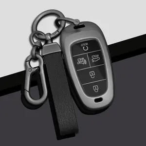 Tpu Car Key Case Cover for Hyundai Solaris Sonata Hybrid Nexo Nx4, 5 Buttons, 2020-2021, Protective Accessory, Durable Design