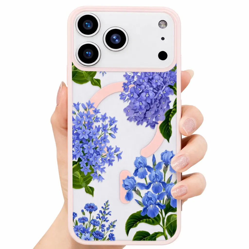 Hybrid Material Smartphone Case, Durable Handheld Cellphone Casing for Daily Use with Sleek Look & Shockproof Protection, Compatible with iPhone 17 ProMax/17/16/15/14/13/12/11