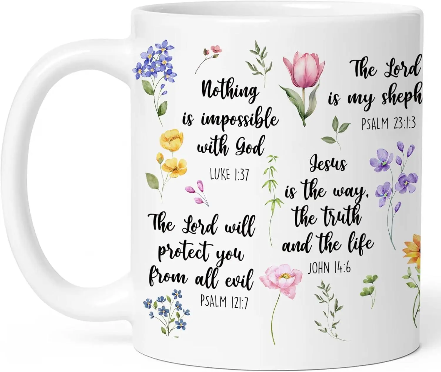 Mother Day Christian Gifts for Women, Christian Coffee Mugs for Women with Bible Verse, Religious Coffee Mugs, Biblical Inspirational Mug for Friends in Faith, Mom, Grandma, Sister
