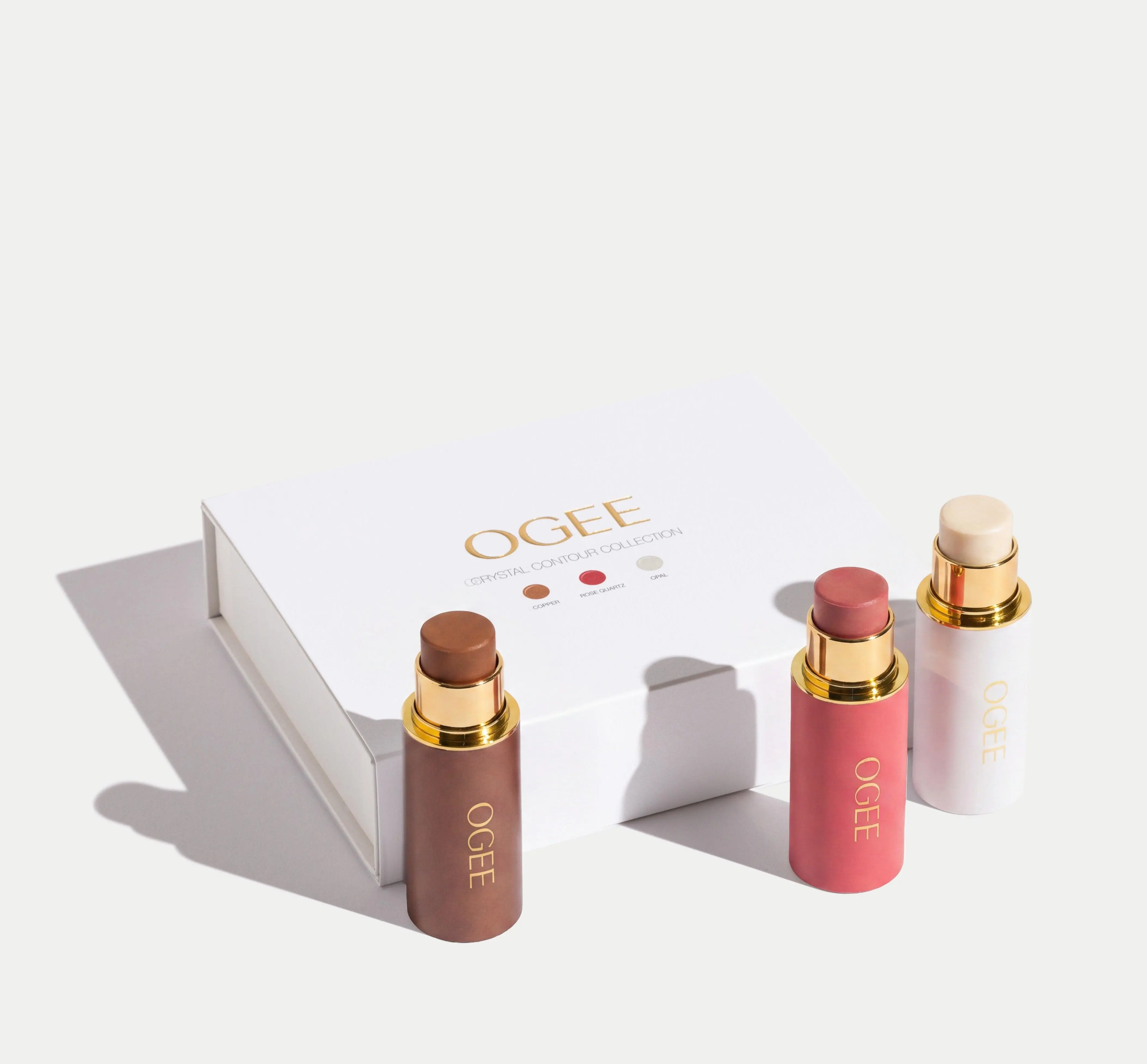 Crystal Contour Collection - Bronzer Blush and Highlighter Set