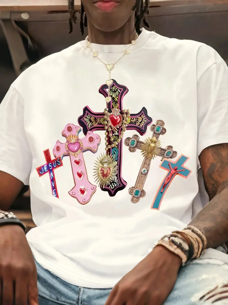 chrome hearts shirt red cross - TikTok Shop