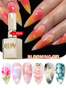 XEIJAYI 1Pc Quick-Natural-Dyeing Gel Gradient Water-Dyeing Liquid Japanese Blush Nail Polish Gel Artistic Design Nail Salon Gel