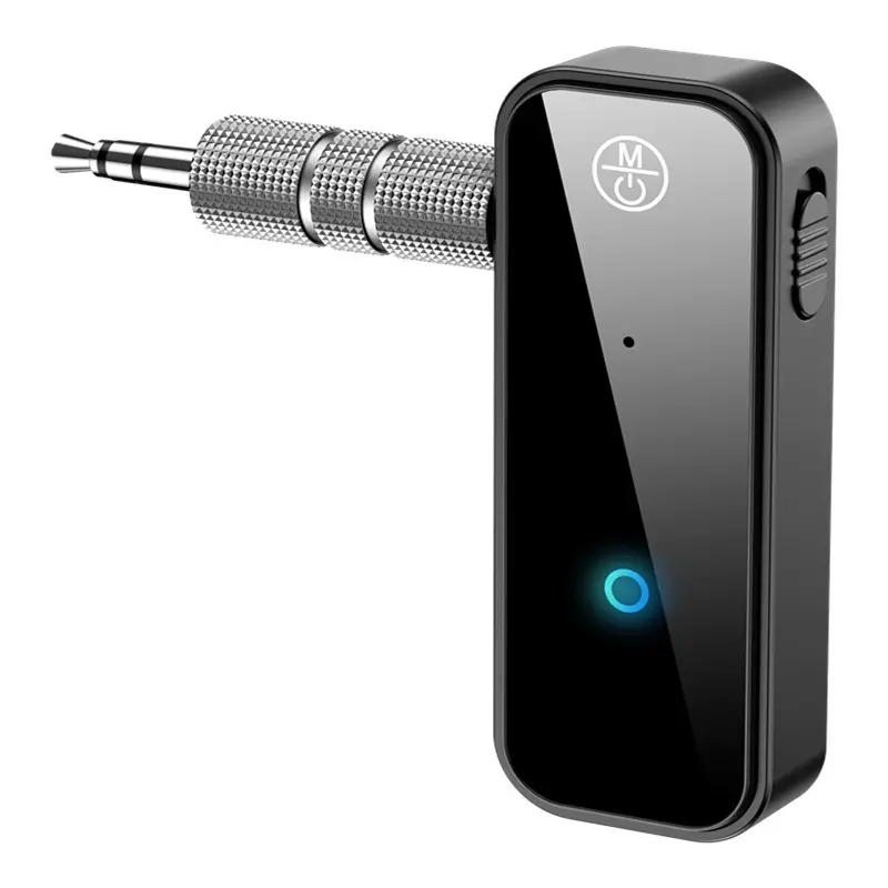 Bluetooth Audio Receiver Wireless FM Transmitter AUX Input Bluetooth-Compatible Sound Adapter for Car Automotive Bluetoothtransmitter Carplay Stick