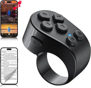 TikTok Scrolling Ring, Turner for iPad iPhone & Android Tablet,Bluetooth Camera Remote