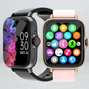 1.83'' Waterproof Outdoor Digital Smartwatch, Step Tracker Watch with Calls, Message Alerts, Sleep Monitoring, Sports Pedometer, Wearable Health Monitor for iPhone & Android
