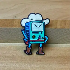 Cowboy BMO Adventure Time Enamel Pin 1.5”