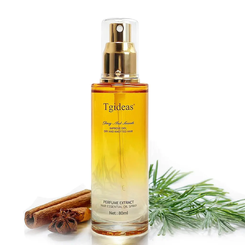 Tgideas 80ml Haircare Conditioning Oil Spray - Scalp & Hair Strengthener, Leave-In Conditioner for Frizz Control & Smooth Hair Hair Nourishing Oil Hair Care Hydration