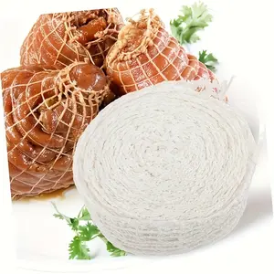 1PCS/100cm Durable Reusable Meat Sausage Stuffer Net, Breathable PP Intestine, Easy Clean Smoking Cooking Mesh, Ideal for BBQ, Outdoor Cooking, Meat Processing