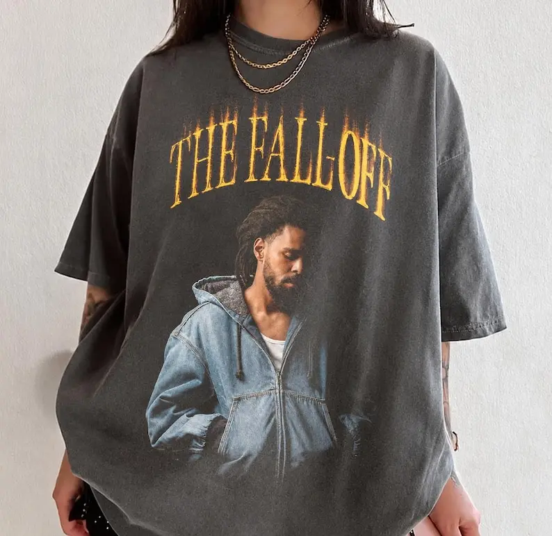 Vintage J. Cole 2026 V2 Music Tour T-Shirt, Vintage Fall Off Tour, Hip Hop Retro 90s, Fan Gift Tee