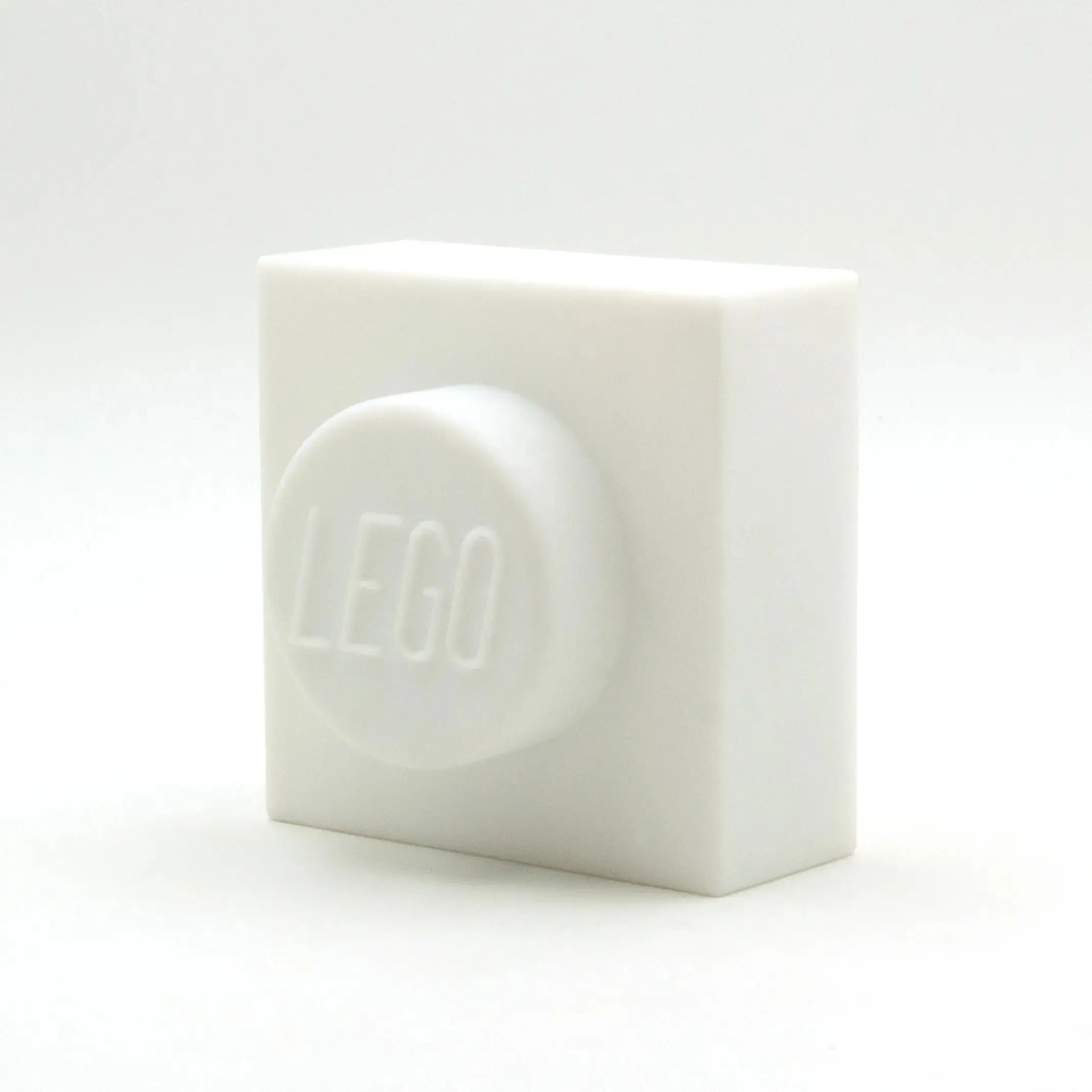 LEGO 1x1 Plate Silicone Night Light - White (LP50)