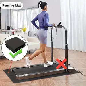 Large Running Mat with Buffer, Foldable Sports Pad, Non-Slip Textured Surface, Portable Yoga and Gym Floor Mattress, Home Exercise Equipment, Fitness Mat