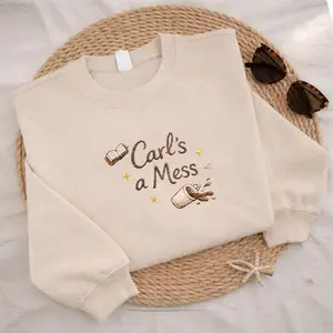Summer House Carl's A Mess Embroidred Unisex Crewneck Sweatshirt | SummerHouse Fan Merch Bravoholic Shirt Gift