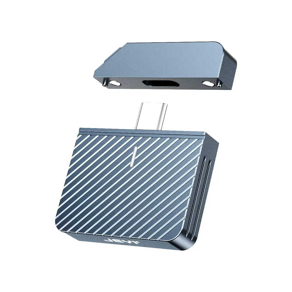 JEYI i9 Zebra 2230C M.2 NVMe SSD Enclosure Adapter, USB-C 10Gbps High-Speed Data Expansion, Slim Pocket Wire-Free, Ventilation Aluminum Surface, Low Power Consumption, 2TB Max, Win to Go Support, for Laptops, Game Consoles, USB-Powered