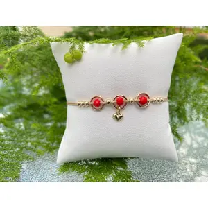 Red Crystal Beads Bracelet