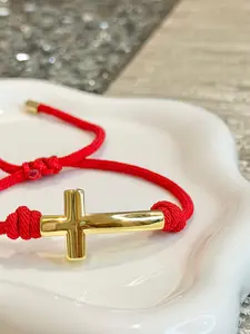 Bracelet Red Faith Knot