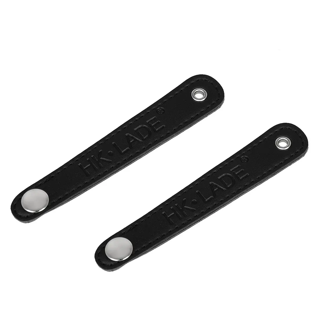 HK·LADE Accordion Bellows Strap Replacement  Leather Pair Locking Easy Install Bellows Lock Straps for Accordion Instrument Practice Performance