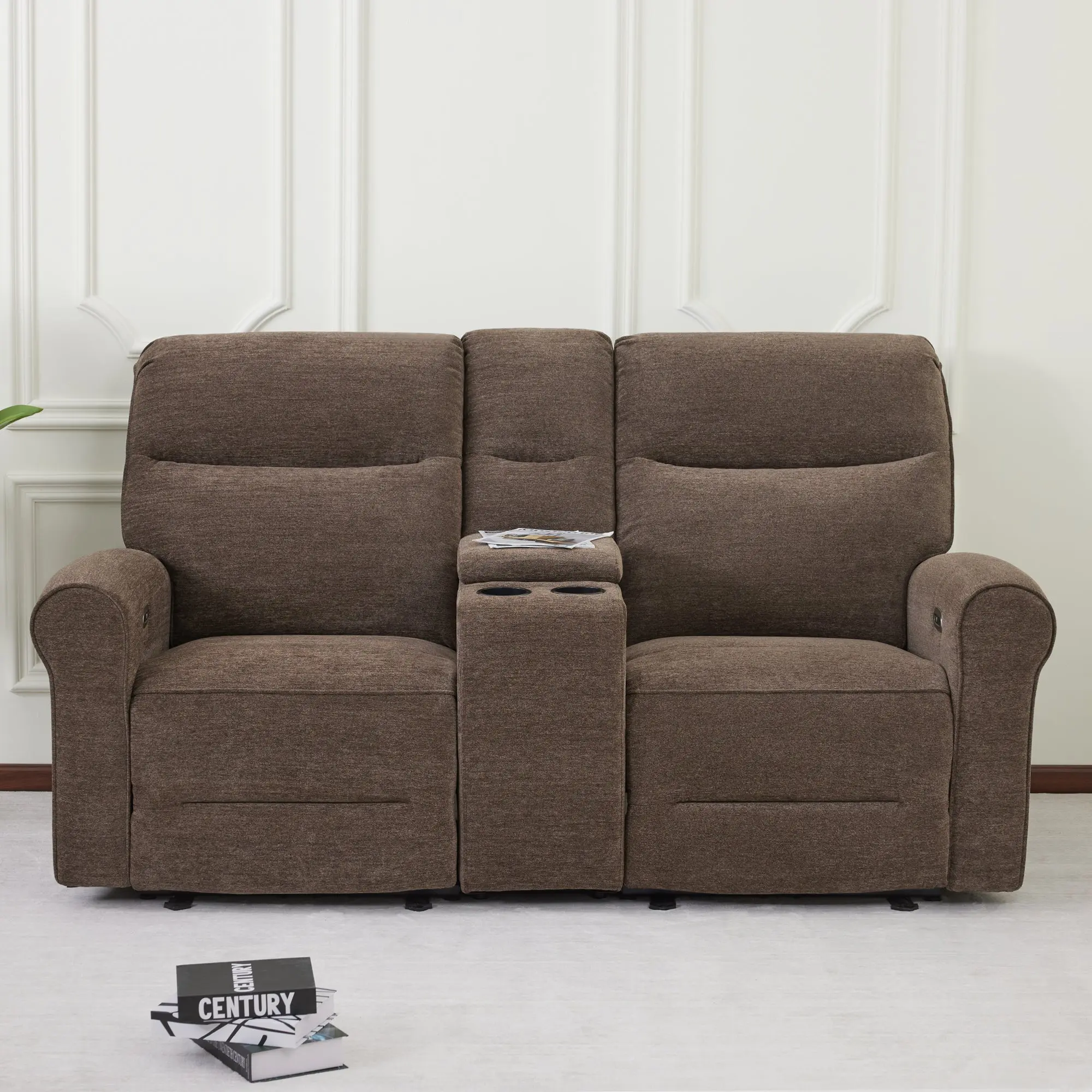 Wall Hugger Power Loveseat Recliner, Fabric PR635M2