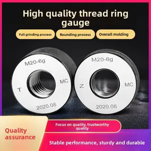 High Precision CIHORD Metric Thread Ring Gauge 6G M13-M22Coarse & Fine Pitch Measuring Tool(2)