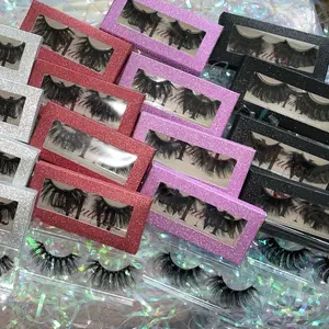 22mm-25mm Lashes Faux Mink Eyelashes Cosmetic Makeup