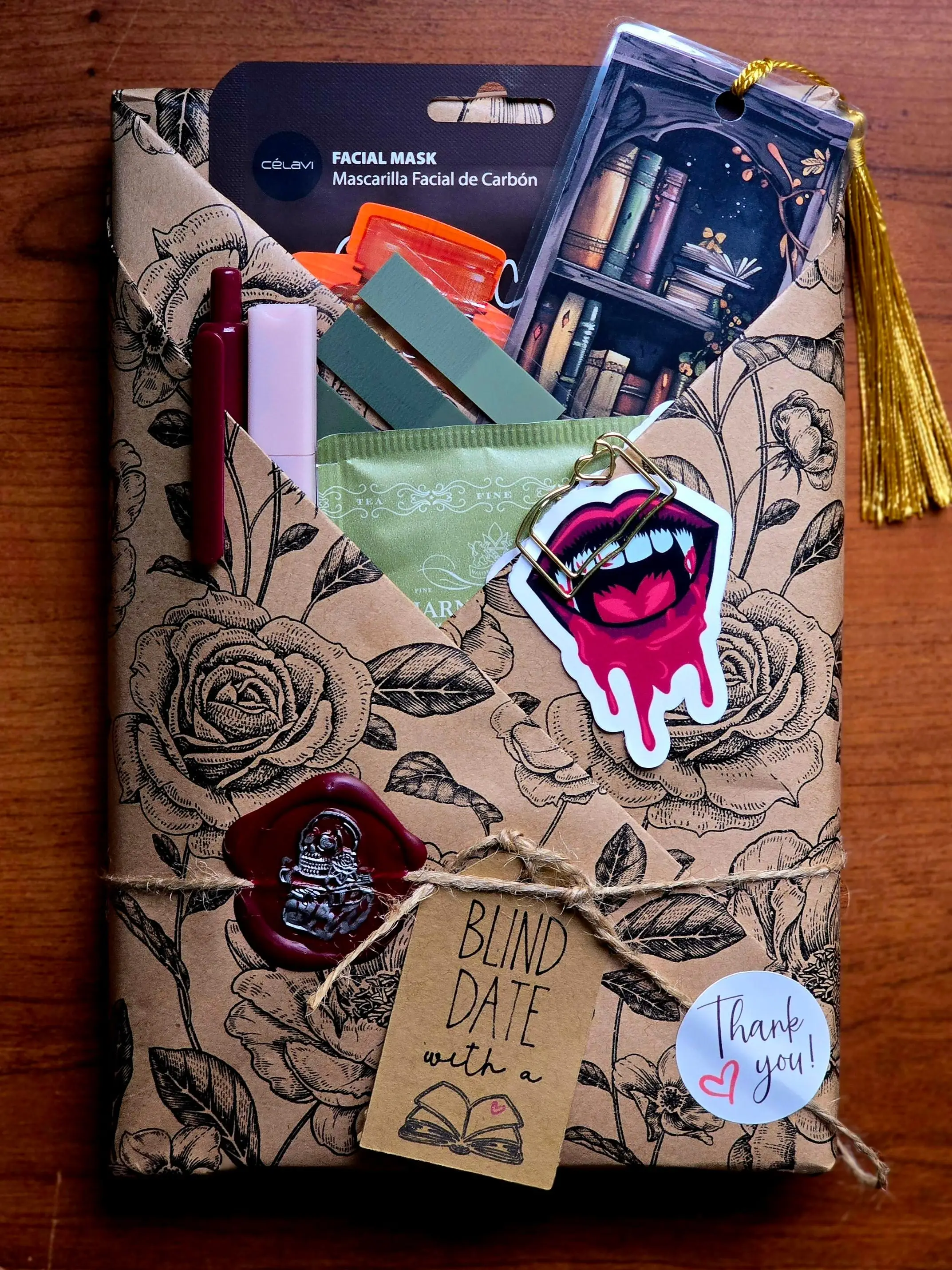 Blind Date with a Book - Customizable with genre and color scheme!