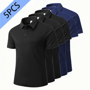 2026 New Model 5-Pack Polo, High-Quality Fabric, Exquisite Hemming Craftsmanship, Simple and High-End, Suitable for Various Scenarios to Show Off Style SpringStatements