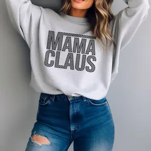 Mama Claus Shirt/Sweatshirt | Women's Christmas Shirt/Sweatshirt, Christmas Shirt, Mama Shirt