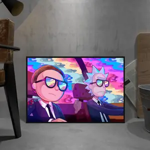 Rick and Morty Poster, Rick Sanchez Wall Art, Rolled Print, TV Series Poster Gif 2024