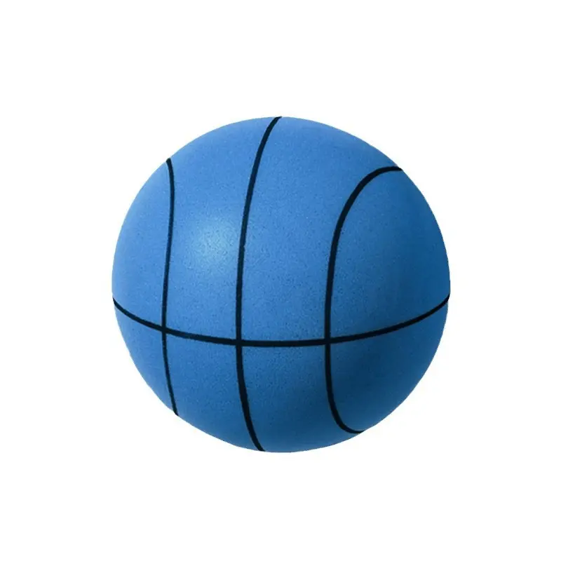 Silent Foam Training Basketball for Kids, Lightweight Sports Gear for Safe and Quiet Indoor Dribbling Practice, Size 5, Anti-Collision Foam Pads, [Orange Ball Pattern Model] Size 7 Diameter 2★