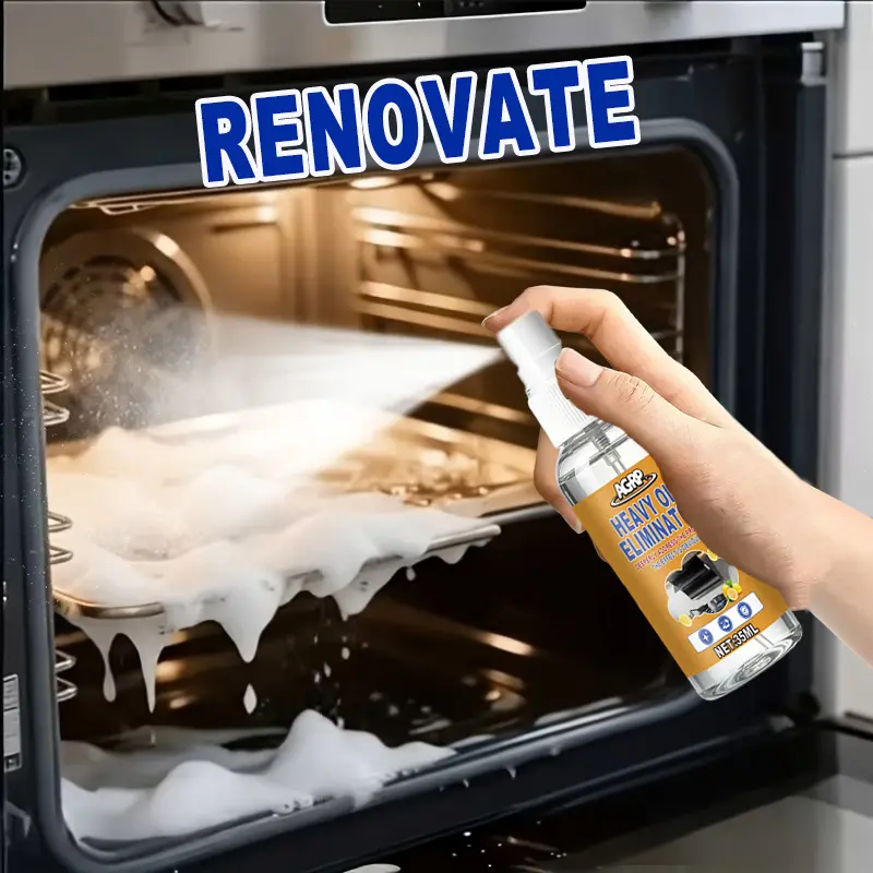 Alcohol-Free Oven & Grill Cleaner - Household Care Solution for Ovens, Cooker Hoods, Kitchenware